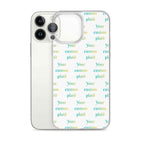 Clear Case for iPhone Your Own Birthday Plaid - Scottish Squares