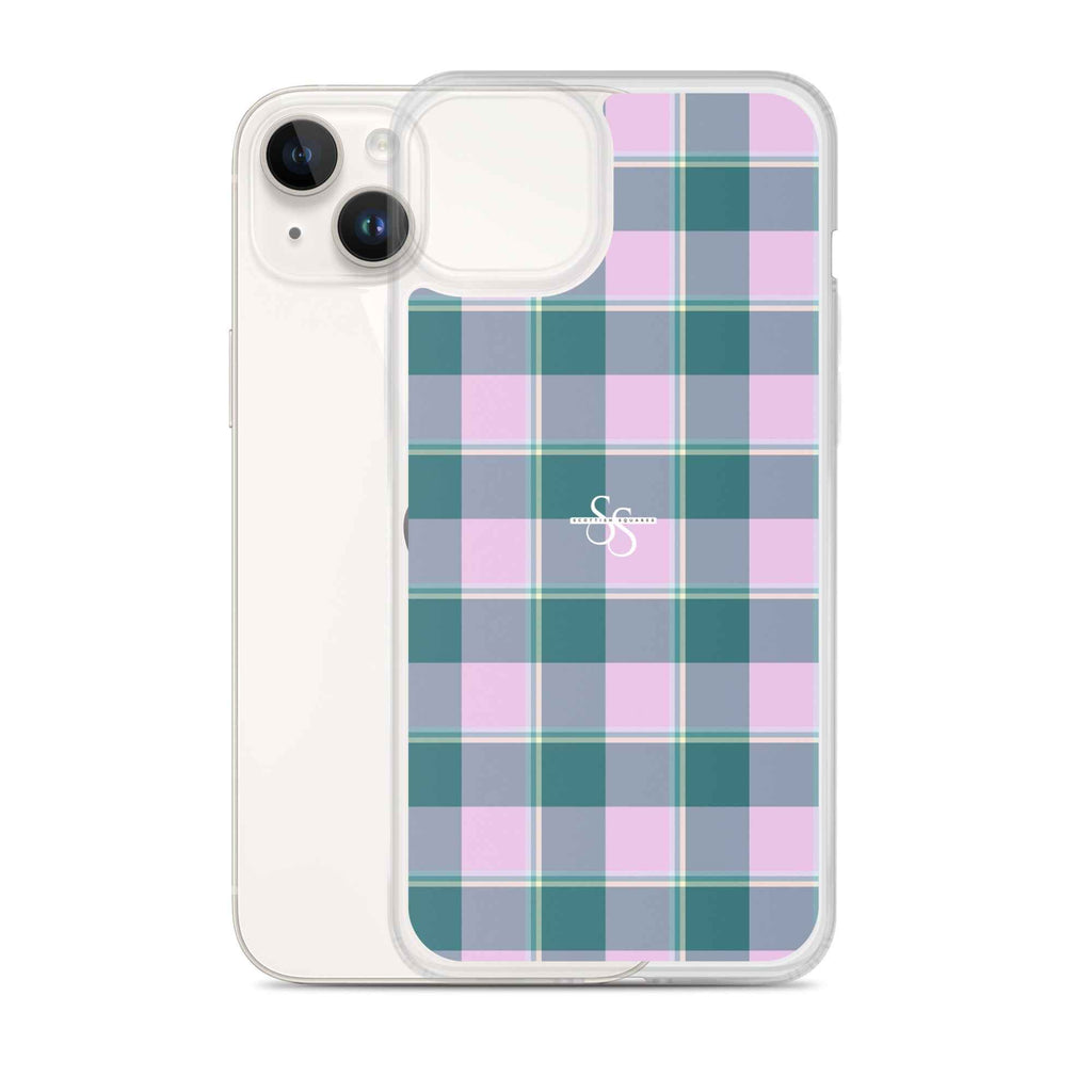Clear Case for iPhone Ming and Melanie Plaid - Scottish Squares