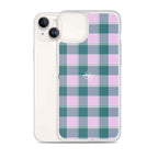 Clear Case for iPhone Ming and Melanie Plaid - Scottish Squares