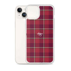 Clear Case for iPhone Old Brick and Cab Sav Plaid - Scottish Squares
