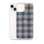 Clear Case for iPhone Cello and Donkey Brown Plaid - Scottish Squares
