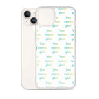 Clear Case for iPhone Your Own Birthday Plaid - Scottish Squares