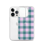 Clear Case for iPhone Ming and Melanie Plaid - Scottish Squares
