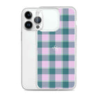Clear Case for iPhone Ming and Melanie Plaid - Scottish Squares