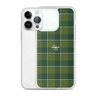 Clear Case for iPhone Woodland and Evergreen Plaid - Scottish Squares