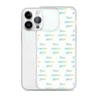 Clear Case for iPhone Your Own Birthday Plaid - Scottish Squares