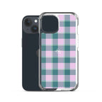 Clear Case for iPhone Ming and Melanie Plaid - Scottish Squares