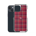 Clear Case for iPhone Old Brick and Cab Sav Plaid - Scottish Squares