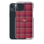 Clear Case for iPhone Old Brick and Cab Sav Plaid - Scottish Squares