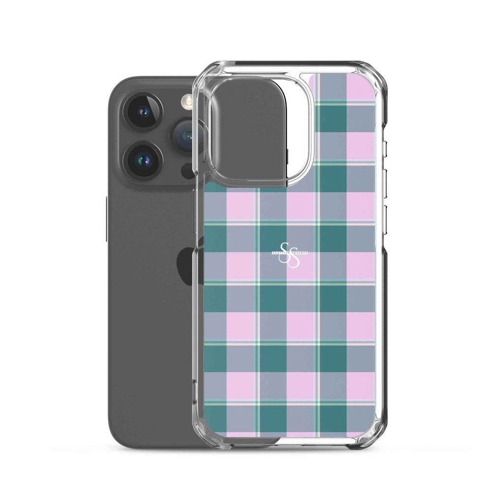 Clear Case for iPhone Ming and Melanie Plaid - Scottish Squares