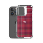Clear Case for iPhone Old Brick and Cab Sav Plaid - Scottish Squares