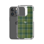 Clear Case for iPhone Woodland and Evergreen Plaid - Scottish Squares