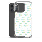 Clear Case for iPhone Your Own Birthday Plaid - Scottish Squares