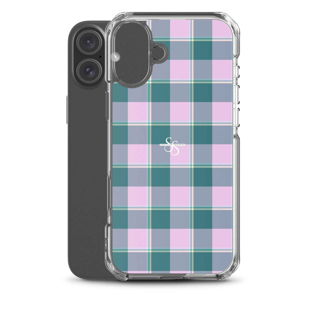 Clear Case for iPhone Ming and Melanie Plaid - Scottish Squares