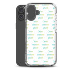 Clear Case for iPhone Your Own Birthday Plaid - Scottish Squares