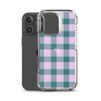 Clear Case for iPhone Ming and Melanie Plaid - Scottish Squares