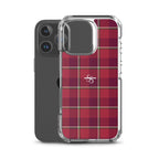 Clear Case for iPhone Old Brick and Cab Sav Plaid - Scottish Squares