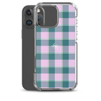 Clear Case for iPhone Ming and Melanie Plaid - Scottish Squares
