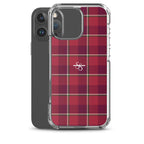 Clear Case for iPhone Old Brick and Cab Sav Plaid - Scottish Squares
