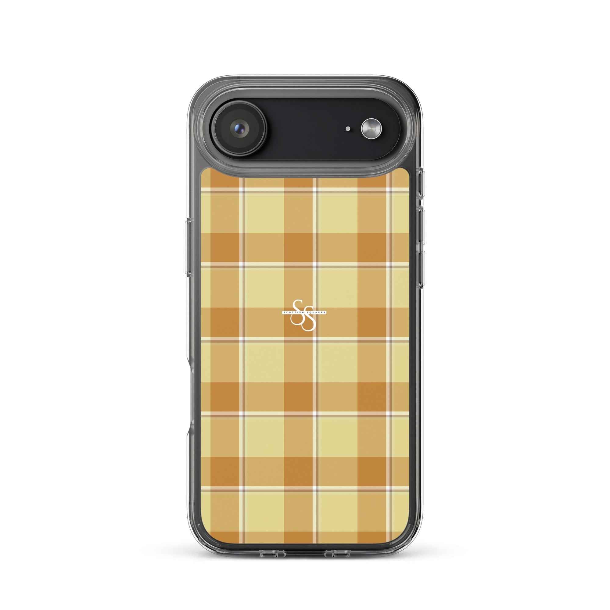 Clear Case for iPhone Zombie and Copper Plaid iPhone 17 Air - Scottish Squares