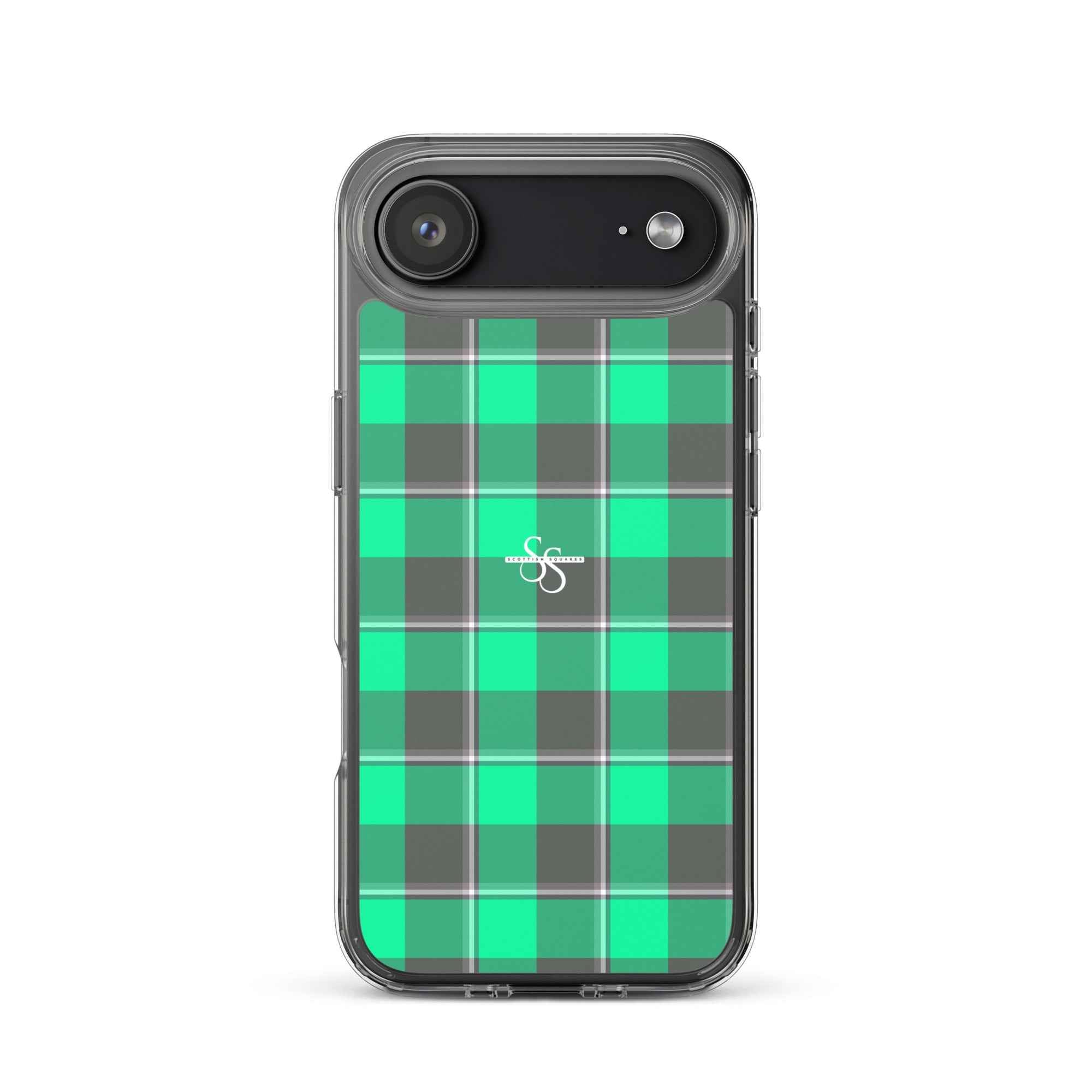 Clear Case for iPhone Spring Green and Finlandia Plaid iPhone 17 Air - Scottish Squares