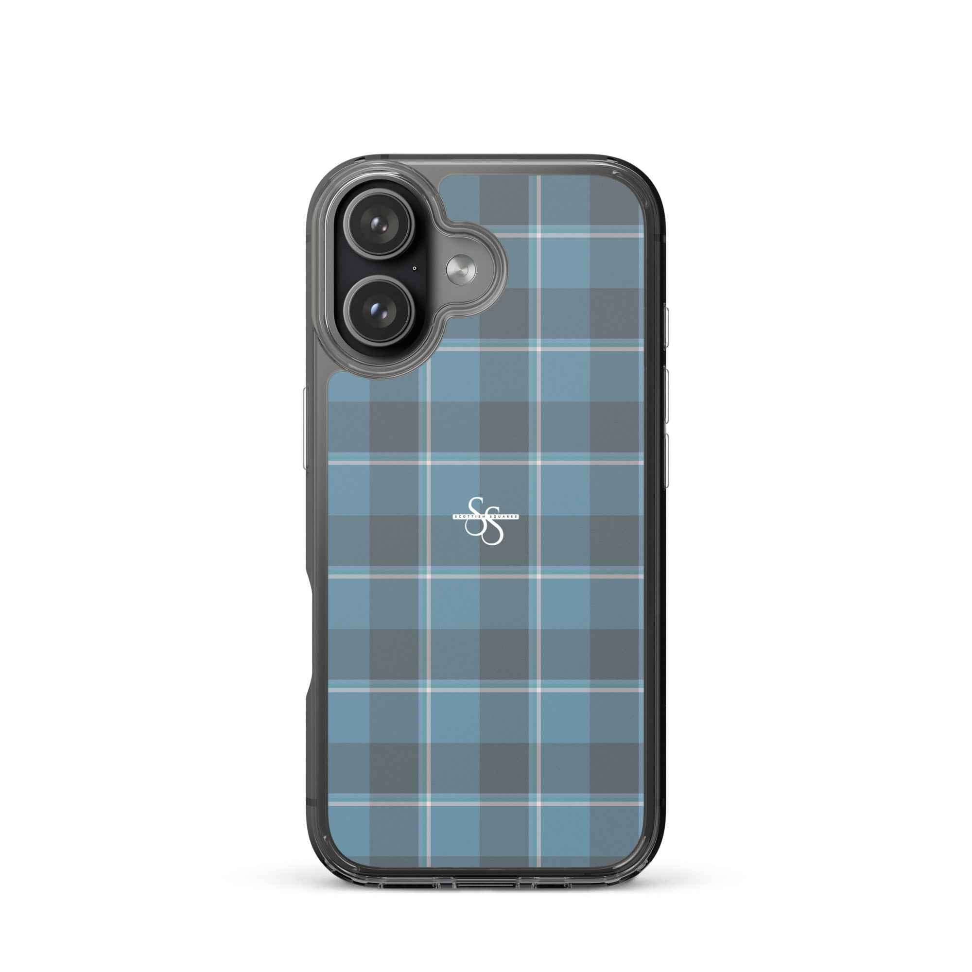 Clear Case for iPhone Hoki and Shuttle Gray Plaid iPhone 17 - Scottish Squares