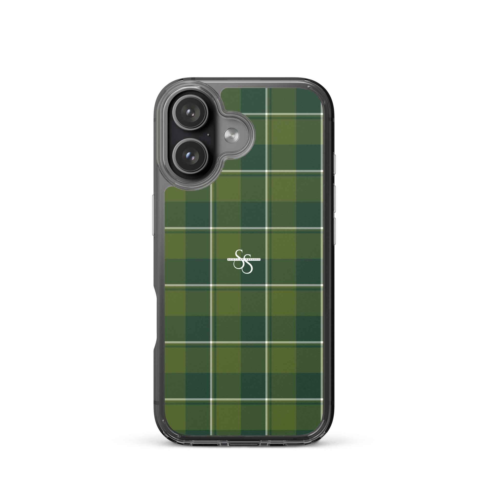 Clear Case for iPhone Woodland and Evergreen Plaid iPhone 17 - Scottish Squares