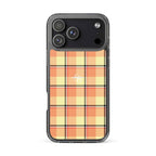 Clear Case for iPhone Claystone and Morning Mist Plaid iPhone 17 Pro Max - Scottish Squares