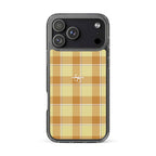 Clear Case for iPhone Zombie and Copper Plaid iPhone 17 Pro Max - Scottish Squares