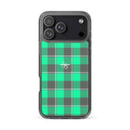 Clear Case for iPhone Spring Green and Finlandia Plaid iPhone 17 Pro Max - Scottish Squares