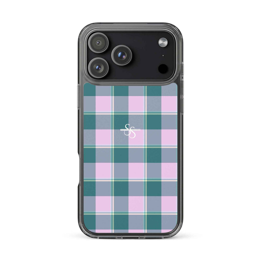 Clear Case for iPhone Ming and Melanie Plaid iPhone 17 Pro Max - Scottish Squares