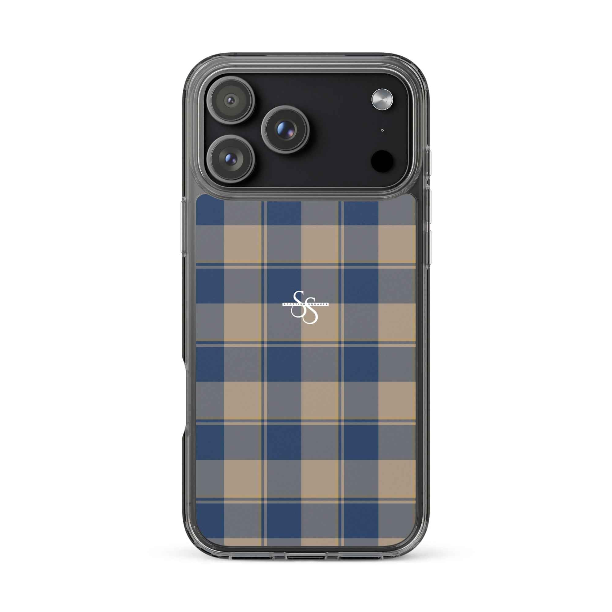 Clear Case for iPhone Cello and Donkey Brown Plaid iPhone 17 Pro Max - Scottish Squares