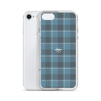 Clear Case for iPhone Hoki and Shuttle Gray Plaid - Scottish Squares