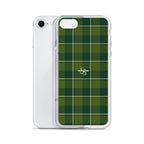 Clear Case for iPhone Woodland and Evergreen Plaid - Scottish Squares