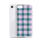 Clear Case for iPhone Ming and Melanie Plaid - Scottish Squares