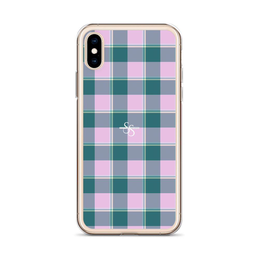 Clear Case for iPhone Ming and Melanie Plaid - Scottish Squares