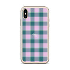 Clear Case for iPhone Ming and Melanie Plaid - Scottish Squares