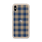 Clear Case for iPhone Cello and Donkey Brown Plaid - Scottish Squares