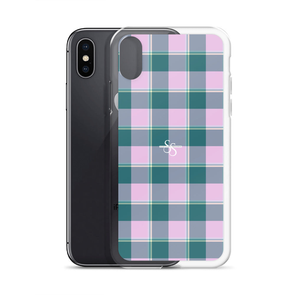 Clear Case for iPhone Ming and Melanie Plaid - Scottish Squares