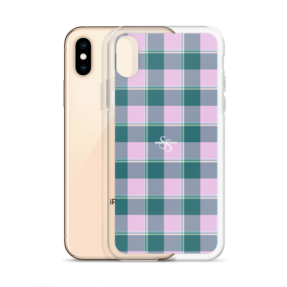 Clear Case for iPhone Ming and Melanie Plaid - Scottish Squares