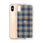 Clear Case for iPhone Cello and Donkey Brown Plaid - Scottish Squares