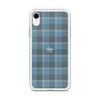 Clear Case for iPhone Hoki and Shuttle Gray Plaid - Scottish Squares