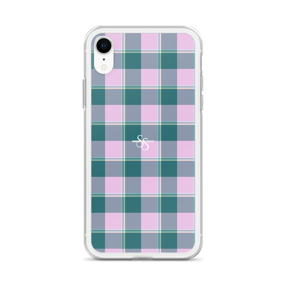 Clear Case for iPhone Ming and Melanie Plaid - Scottish Squares