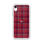 Clear Case for iPhone Old Brick and Cab Sav Plaid - Scottish Squares