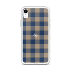 Clear Case for iPhone Cello and Donkey Brown Plaid - Scottish Squares