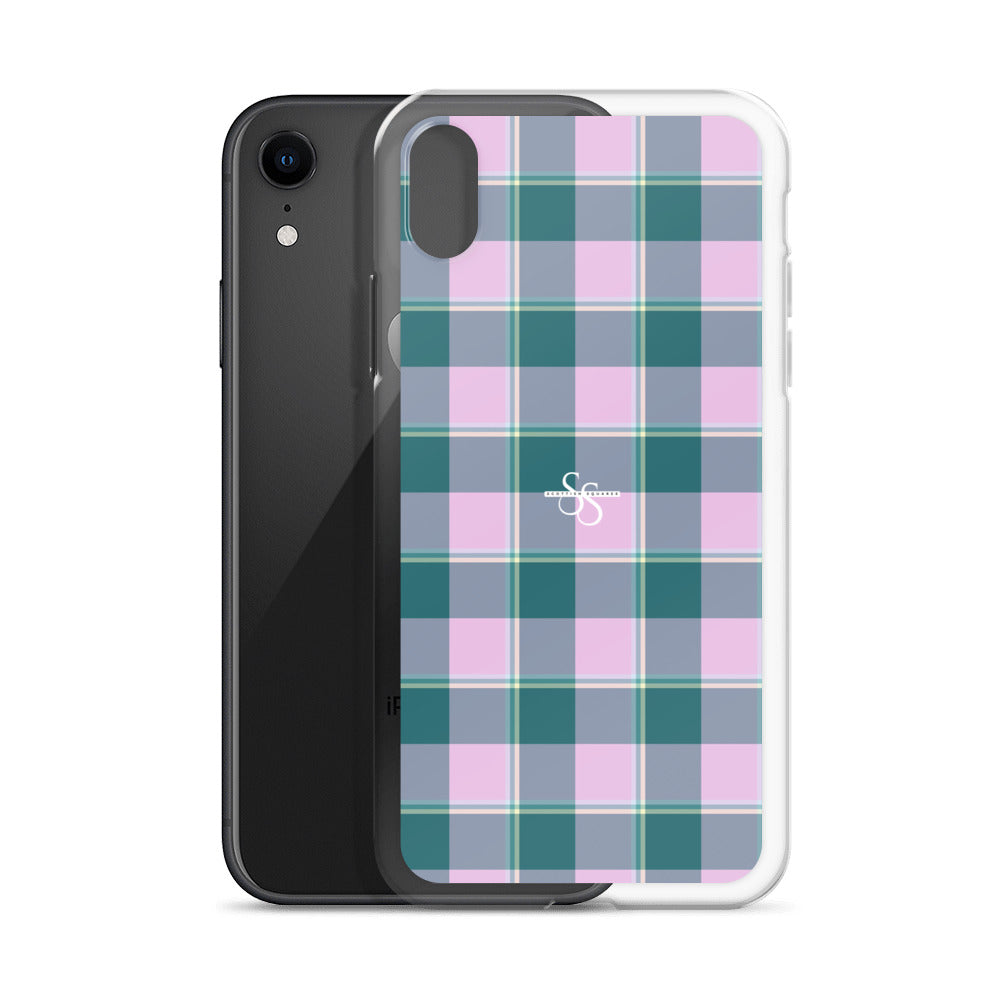 Clear Case for iPhone Ming and Melanie Plaid - Scottish Squares