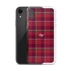 Clear Case for iPhone Old Brick and Cab Sav Plaid - Scottish Squares