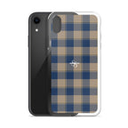 Clear Case for iPhone Cello and Donkey Brown Plaid - Scottish Squares