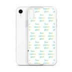 Clear Case for iPhone Your Own Birthday Plaid - Scottish Squares