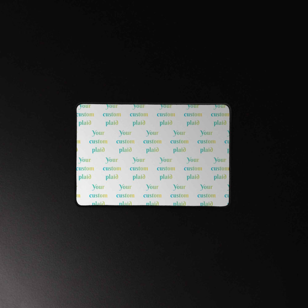 Desk Mat Your Own Birthday Plaid - Scottish Squares